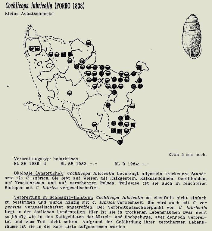 map c LANU-Schleswig-Holstein       drawing  c Projektgruppe Molluskenkartierung 