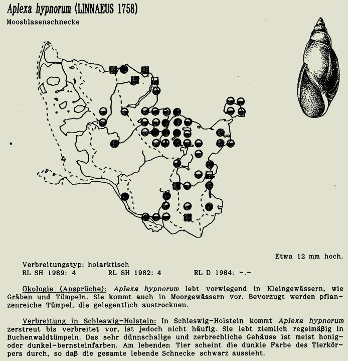 map c LANU-Schleswig-Holstein       drawing  c Projektgruppe Molluskenkartierung 