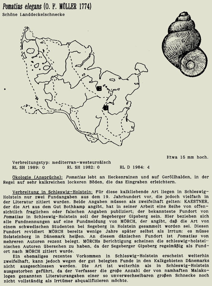 map c LANU-Schleswig-Holstein       drawing  c Projektgruppe Molluskenkartierung 