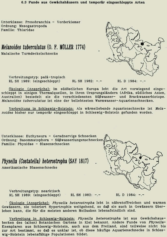 map c LANU-Schleswig-Holstein       drawing  c Projektgruppe Molluskenkartierung 