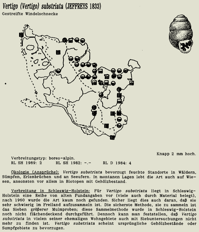 map c LANU-Schleswig-Holstein       drawing  c Projektgruppe Molluskenkartierung 